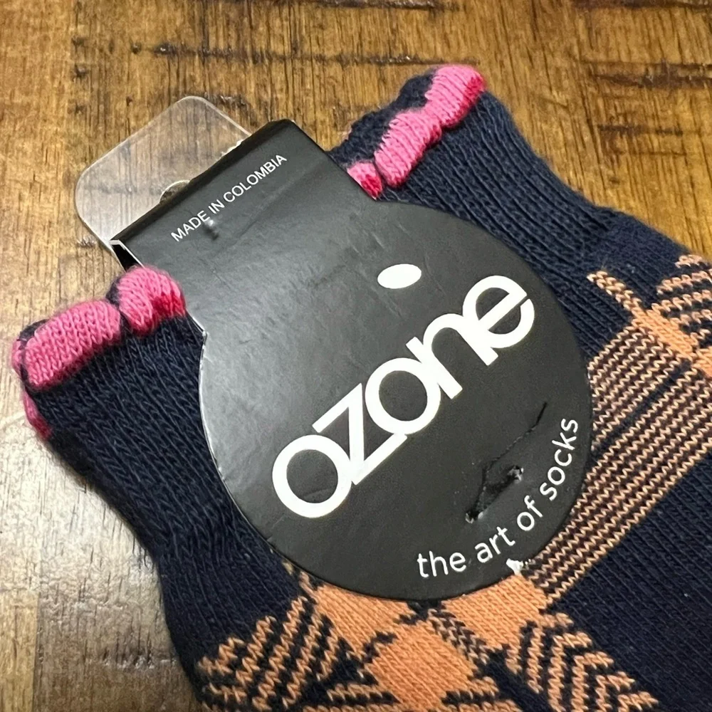 Colorful Floral and Plaid Women's Socks - Picture 7 of 7
